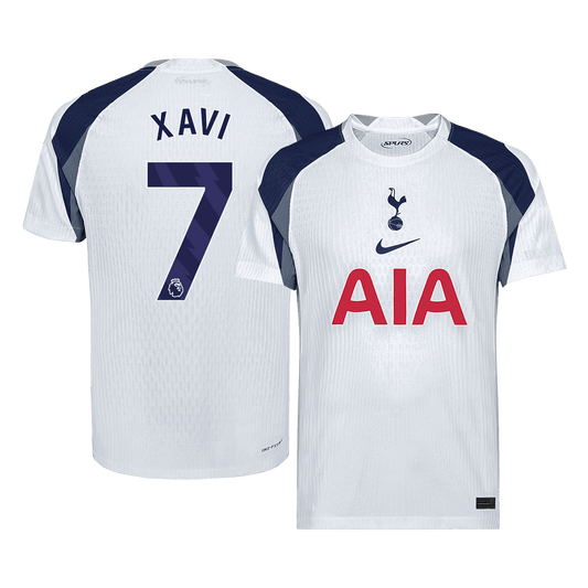 Koszulka domowa XAVI #7 Tottenham Hotspur Authentic 2025/26, biała