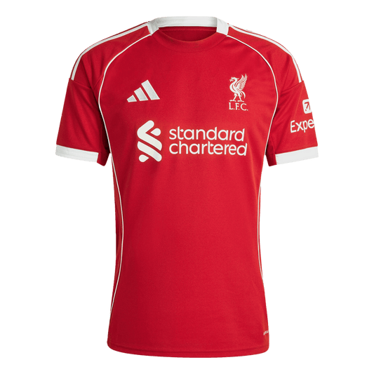 Koszulka domowa Liverpoolu 2025/26 czerwona