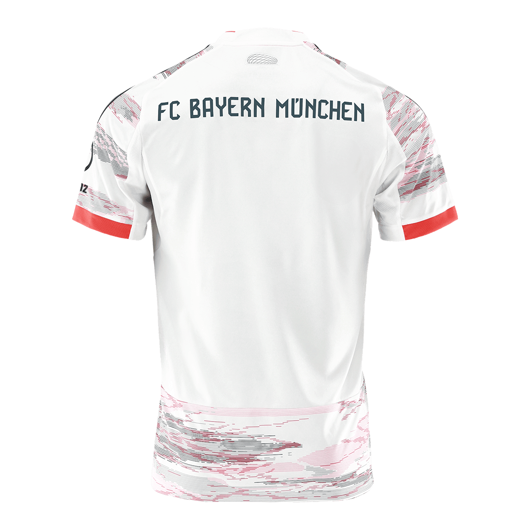 Koszulka wyjazdowa Bayernu Monachium 2025/26, biała