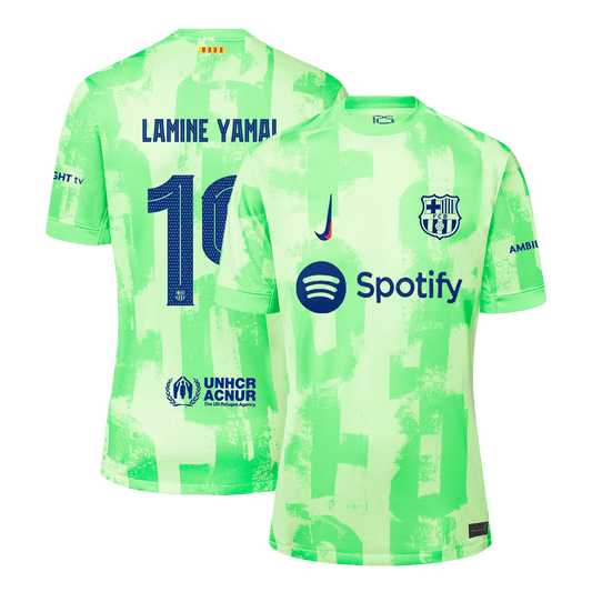 Koszulka wyjazdowa LAMINE YAMAL #19 Barcelona Third Away Soccer Jersey - UCL